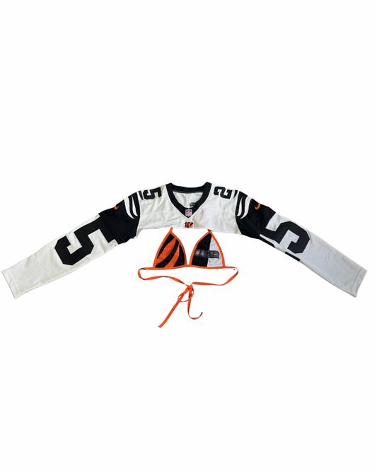 BENGALS NFL super crop + bra